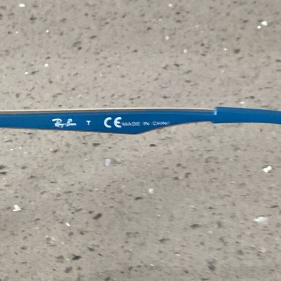 Ray-Ban Kids Eyeglasses Frames ONLY RB1570 3722 Blue Purple Square 49-16-130 - Picture 4 of 8